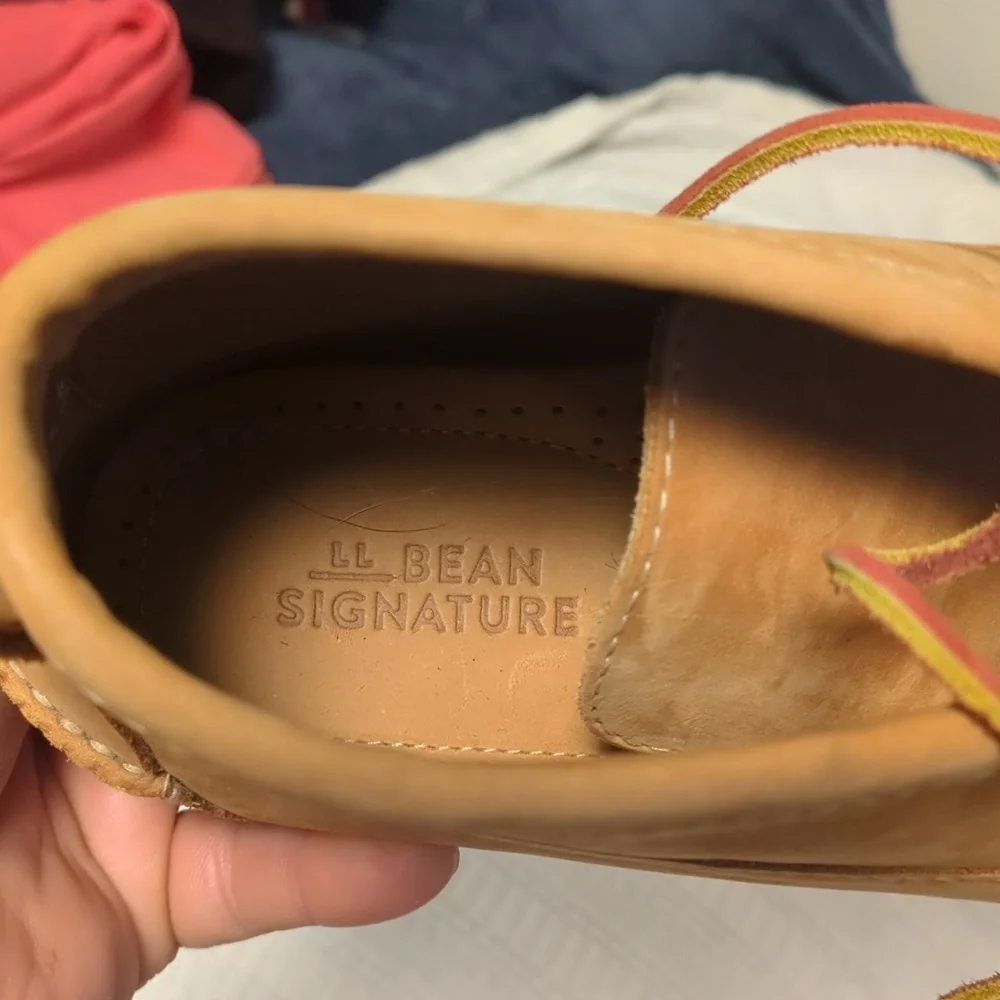 LL Bean Signature Tan Leather Chukka Boots | NWOT | Pristine Soles | Men’s 7